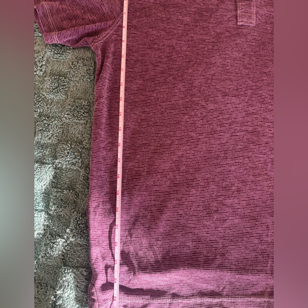 Tommy Bahama Men’s Polo Shirt Purple Textured Stretch Golf Casual - Picture 10 of 12